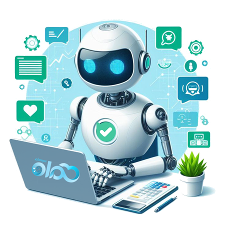 ربات بله همراه سیستم ابری